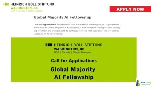 2026 Global Majority AI Fellowship (Fully Funding for UN Governance)