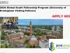 2026 Global South Fellowship Program (University of Birmingham Visiting Fellows) 2026 Global South Fellowship Program (University of Birmingham Visiting Fellows)
