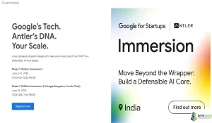 2026 Google for Startups Immersion Program (AI Product Scaling Support)
