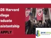 2026 Harvard College Graduate Assistantship