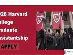2026 Harvard College Graduate Assistantship