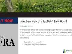 2026 IFRA Fieldwork Grant for Social Science Research in East Africa