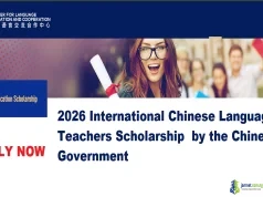 2026 International Chinese Language Teachers Scholarship