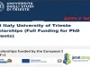 2026 Italy University of Trieste Scholarships (Full Funding for PhD Students)