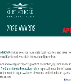 2026 Kurt Schork Awards ($5,000 Prize for International Journalists)
