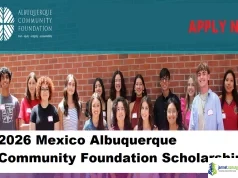 2026 Mexico Albuquerque Community Foundation Scholarships