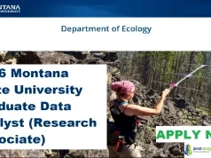 2026 Montana State University Graduate Data Analyst (Research Associate)