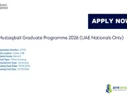 2026 Mustaqbali Graduate Programme in United Arab Emirate 2026 Mustaqbali Graduate Programme in United Arab Emirate