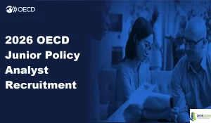 2026 OECD Junior Policy Analyst Recruitment