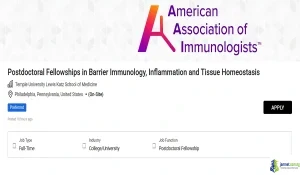 2026 Temple University Postdoctoral Fellowship in Barrier Immunology