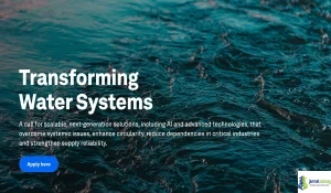 2026 Transforming Water Systems Challenge