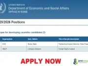 2026 UN JPO Programme (UNDP Human Rights & IFAD Partnership Roles) 2026 UN JPO Programme (UNDP Human Rights & IFAD Partnership Roles)