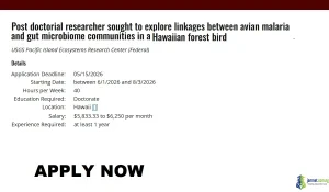 2026 USGS Post Doctoral Research Scholarship