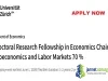 2026 UZH Predoctoral Research Fellowship (Economics and Macroeconomics Research)
