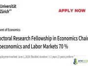 2026 UZH Predoctoral Research Fellowship (Economics and Macroeconomics Research) 2026 UZH Predoctoral Research Fellowship (Economics and Macroeconomics Research)
