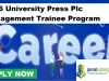 2026 University Press Plc Management Trainee Program