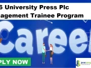 2026 University Press Plc Management Trainee Program 2026 University Press Plc Management Trainee Program