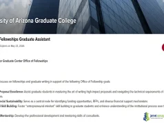 2026 University of Arizona Fellowships (Graduate Assistantship) 2026 University of Arizona Fellowships