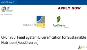 2026 University of Bonn FoodDiverse Research Scholarship (Doctoral and Postdoc Opportunities)