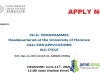 2026 University of Florence Scholarship (PhD Programmes)