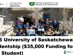 2026 University of Saskatchewan Studentship ($35,000 Funding for PhD Student)