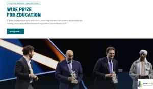 2026–2027 WISE Prize for Education ($1M Prize for Global Innovators)