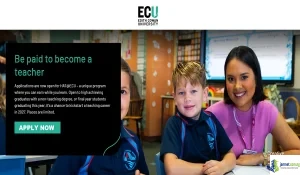 2027 ECU High Achieving Teachers Program (Get Paid While Training as a Teacher)
