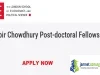 2027 LSE Subir Chowdhury Postdoctoral Fellowship in Asia