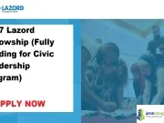 2027 Lazord Fellowship (Fully Funding for Civic Leadership Program)