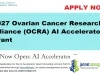 2027 Ovarian Cancer Research Alliance (OCRA) AI Accelerator Grant