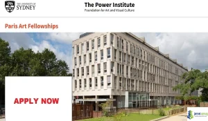 2027 Power Institute Paris Art Fellowships (Full Funding)