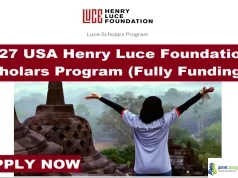 2027 USA Henry Luce Foundation Scholars Program (Fully Funding) 2027 USA Henry Luce Foundation Scholars Program (Fully Funding)