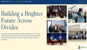 2027 USA Presidential Leadership Scholars (PLS) Program (Full Funding)
