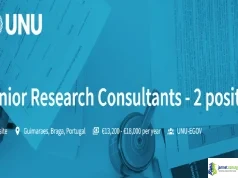 Portugal 2026 UNU EGOV Junior Research Consultant