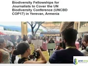 2026 Biodiversity Journalism Fellowships (UNCBD COP17 in Yerevan, Armenia) 2026 Biodiversity Journalism Fellowships (UNCBD COP17 in Yerevan, Armenia)