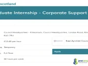 2026 East Ayrshire Council Graduate Internship Program 2026 East Ayrshire Council Graduate Internship Program