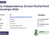 2026 Ernest Rutherford Fellowships Program