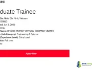 2026 Hitachi Energy APMEA Graduate Trainee Program 2026 Hitachi Energy APMEA Graduate Trainee Program