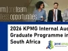 2026 KPMG Internal Audit Graduate Programme in South Africa