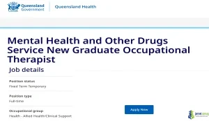 2026 Mackay Hospital and Health Service MHAODS Graduate Occupational Therapist Program