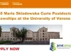2026 Marie Sklodowska Curie Postdoctoral Fellowships at the University of Verona
