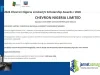 2026 NNPC Chevron Joint University Scholarship Awards