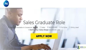 2026 P&G Sales Graduate Role (Entry Level with £45,000.00 per year)