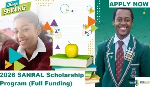 2026 SANRAL Scholarship Program (Full Funding)
