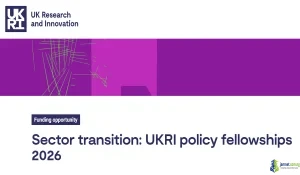 2026 UKRI Policy Fellowships Program
