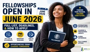 Fellowships Open in June 2026 (Full List, Deadlines, & How to Apply)
