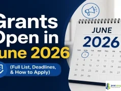 Grants Open in June 2026