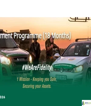2026/2027 Fidelity Services Group Graduate Development Programme in South Africa