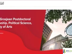 2026 Canada Mark Grosjean Postdoctoral Fellowship at the University of Calgary 2026 Canada Mark Grosjean Postdoctoral Fellowship at the University of Calgary