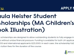 2026 Fully Funded Paula Heister Student Scholarships (MA Children’s Book Illustration in Anglia Ruskin University) 2026 Fully Funded Paula Heister Student Scholarships (MA Children's Book Illustration in Anglia Ruskin University)